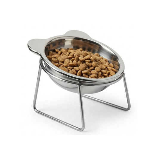 Comedero Elevado para Perro — Menos tension en cuello a la hora de comer