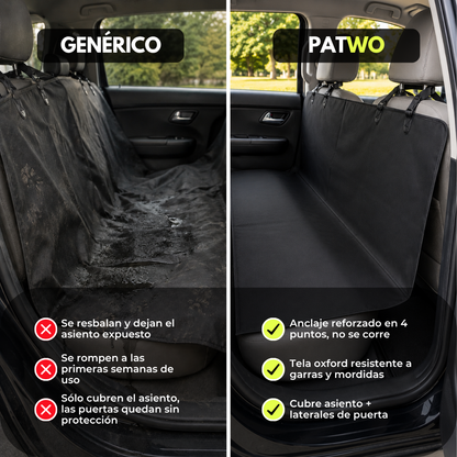 Funda Cubre Auto Perro — Basta de Pelos, Rasguños y Manchas en tu Asiento