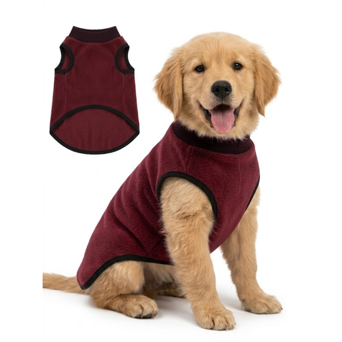 Ropa polar abrigo colores lisos para mascotas