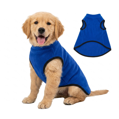Ropa polar abrigo colores lisos para mascotas