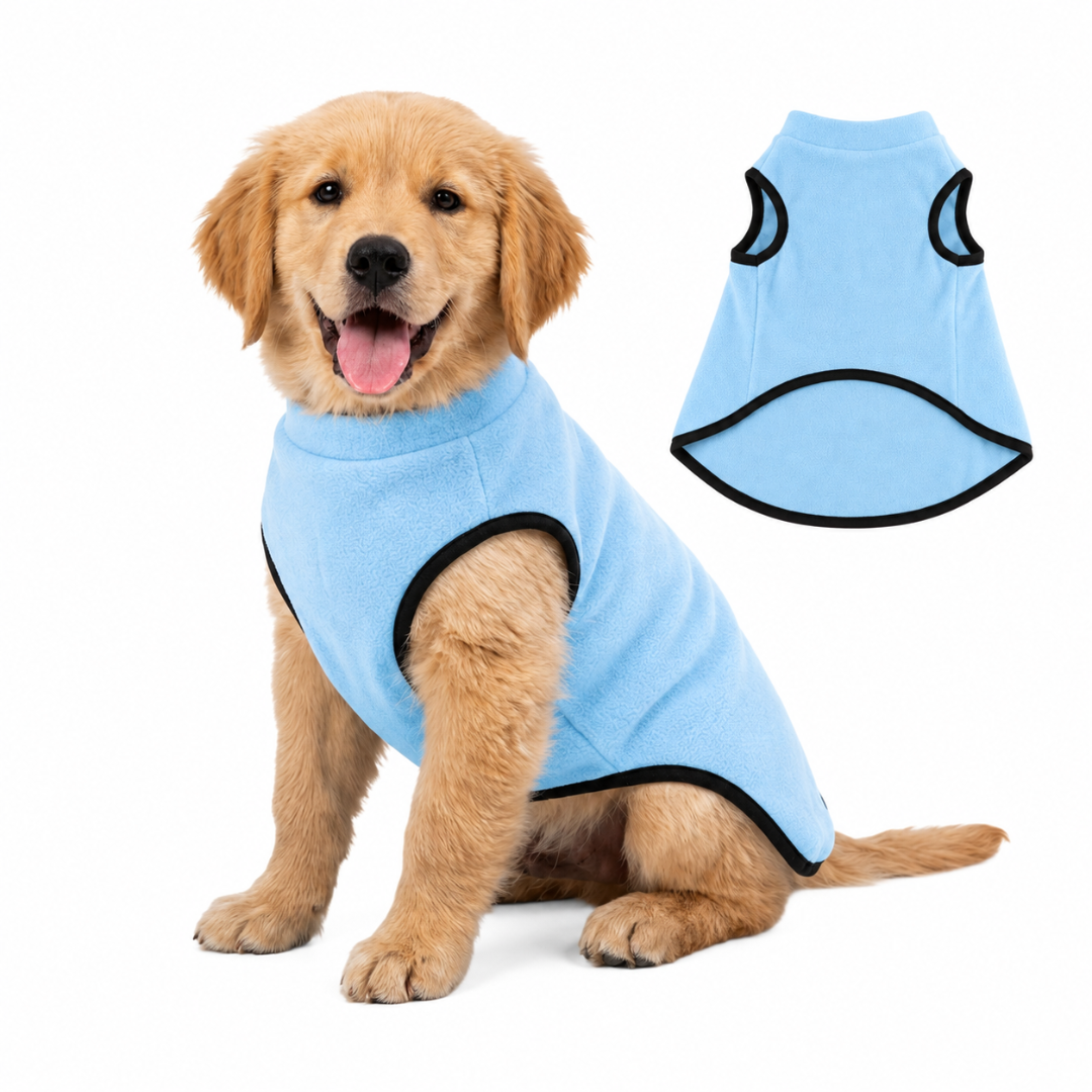 Ropa polar abrigo colores lisos para mascotas