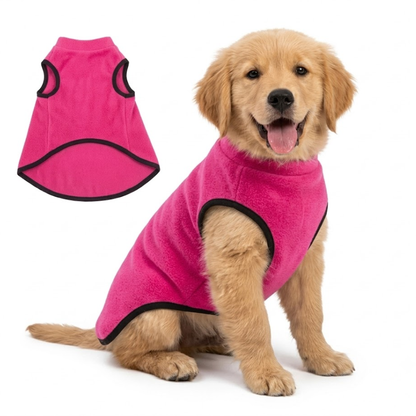 Ropa polar abrigo colores lisos para mascotas