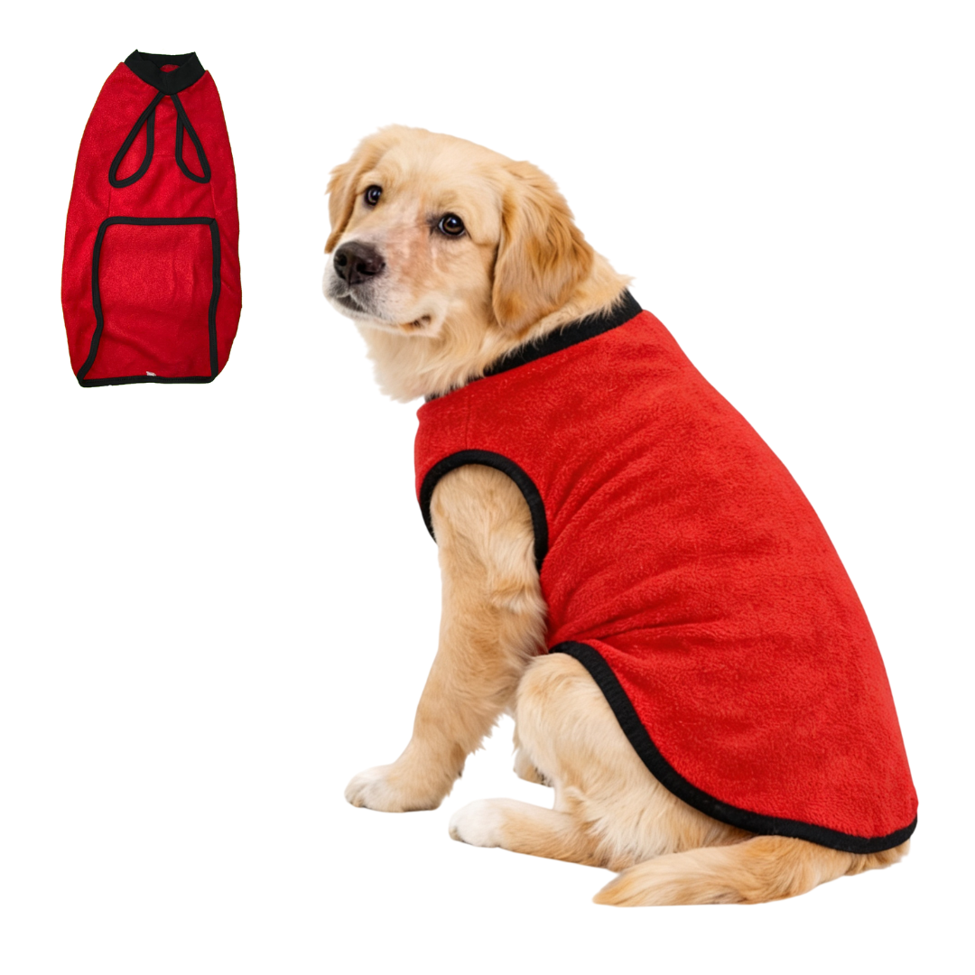 Ropa polar abrigo colores lisos para mascotas