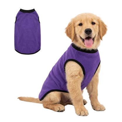 Ropa polar abrigo colores lisos para mascotas