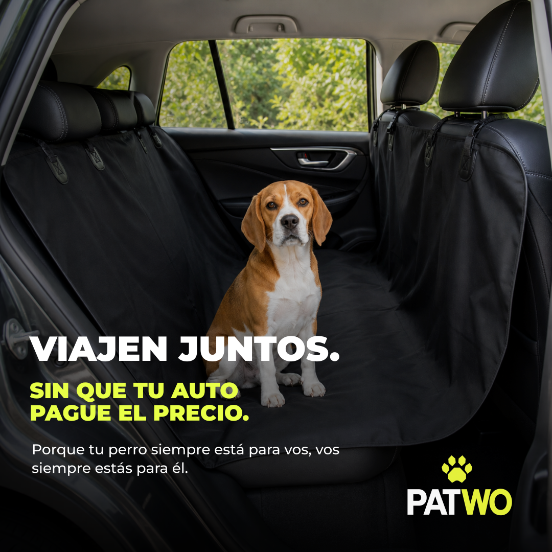 Funda Cubre Auto Perro — Basta de Pelos, Rasguños y Manchas en tu Asiento