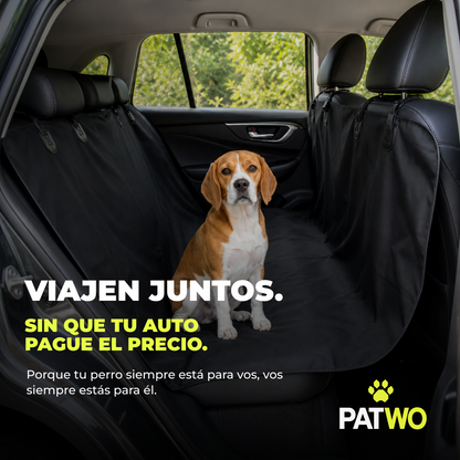 Funda Cubre Auto Perro — Basta de Pelos, Rasguños y Manchas en tu Asiento