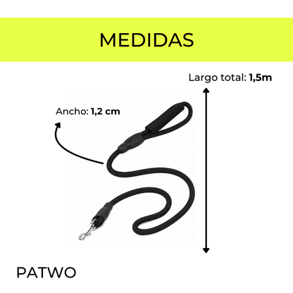 Correa para Perros PATWO — Resistente, Sin Sustos en el Paseo