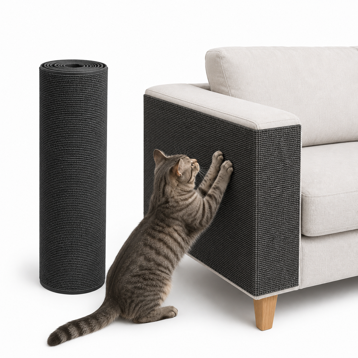 Rascador cubresillon antidesgarro para gato 100x40cm