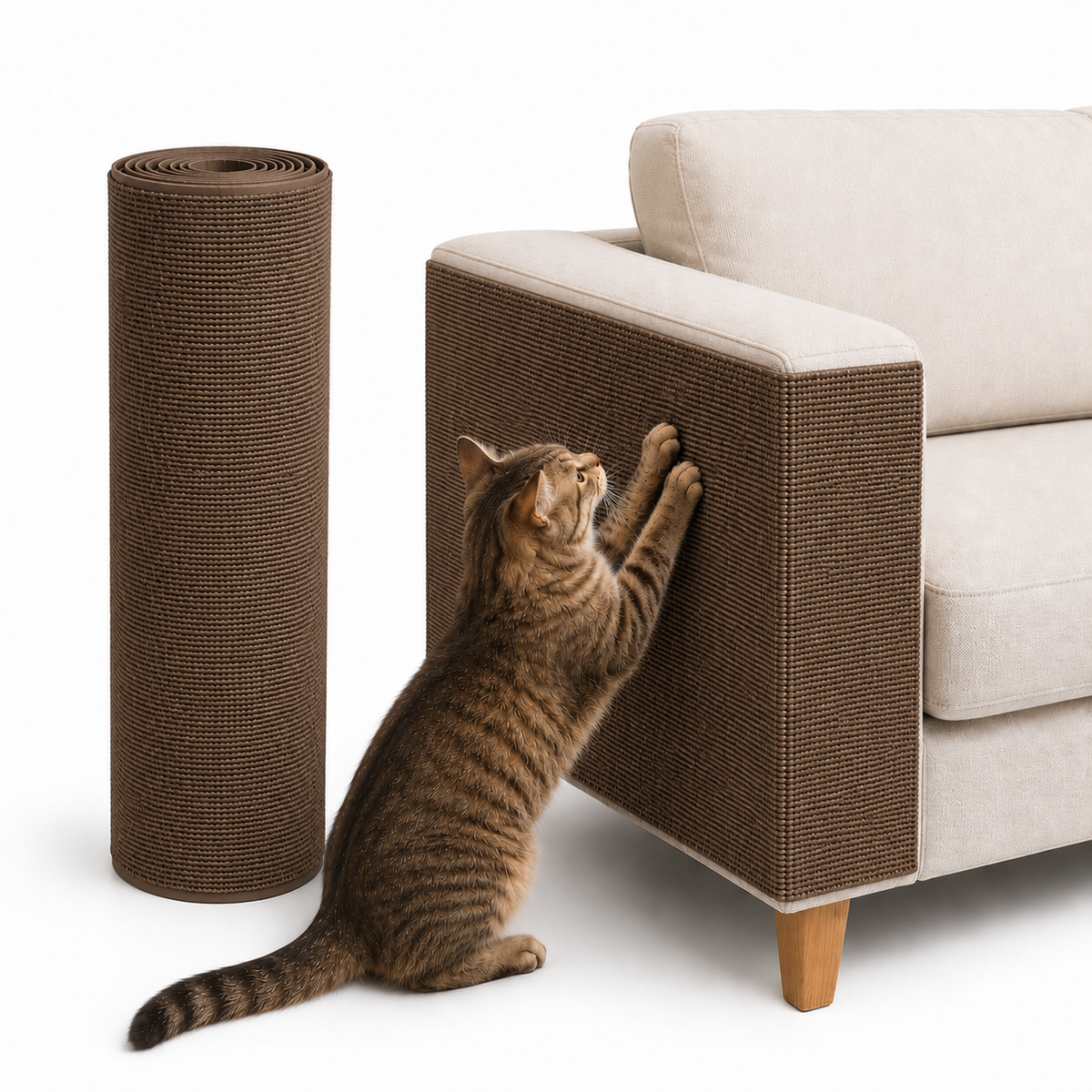Rascador cubresillon antidesgarro para gato 100x40cm