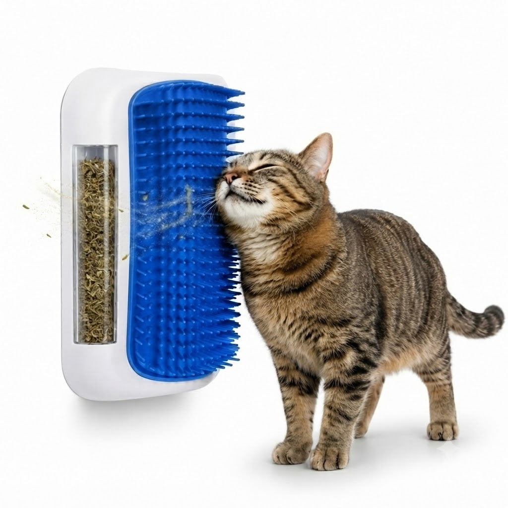 Rascador Gato Pared Autoadhesivo Con Hierba Gatera Atrayente