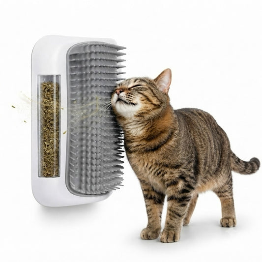 Rascador Gato Pared Autoadhesivo Con Hierba Gatera Atrayente